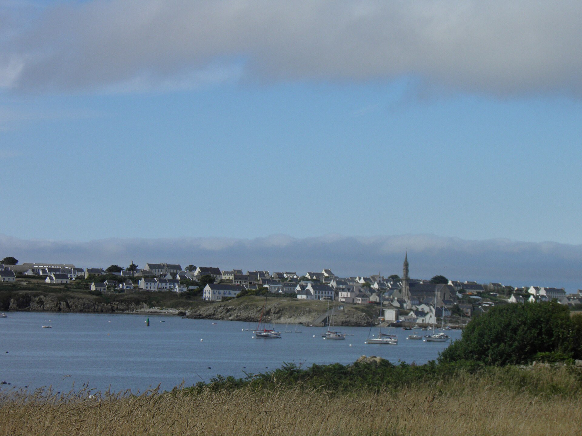 La baie de Lampaul vue depuis la côte, Ouessant